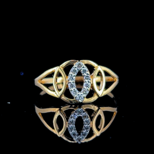 Trinity Eye Gold Ring